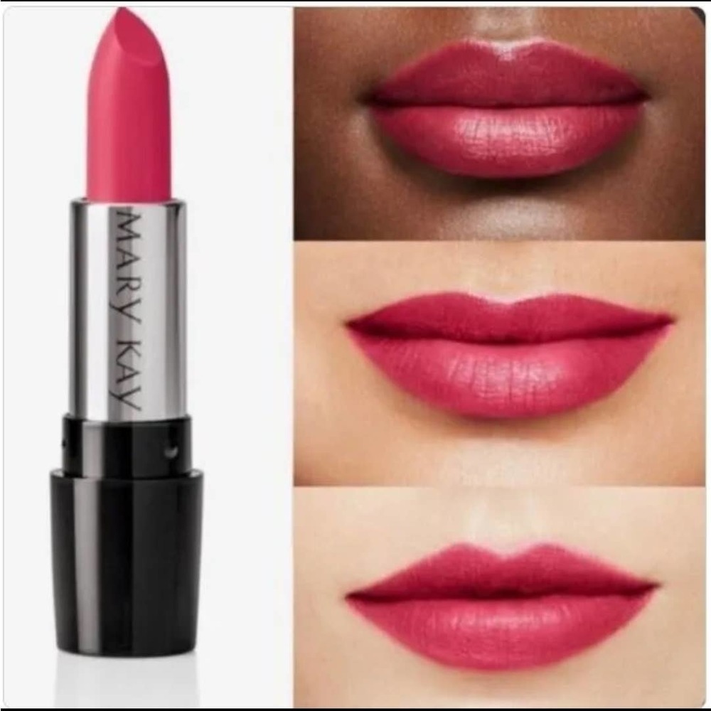 Mary Kay Gel Semi-Gloss Powerful Pink Lipstick New in Box - Picture 1 of 2